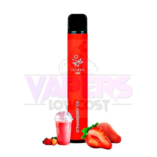 Strawberry Ice Pod Desechable 550mah 2ml Elf Bar (20mg)