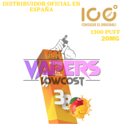 Mango Puff 1300 Ice Vape (20mg)