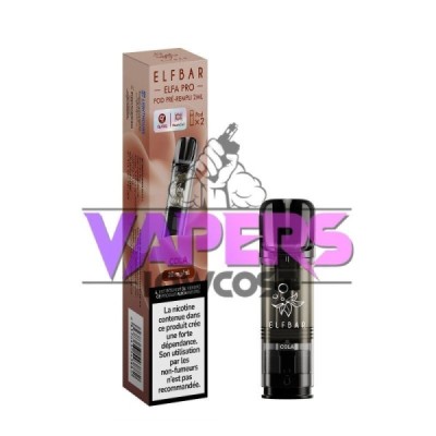 Paquete De 2 Cápsulas ELFA Pro 2ml 20mg Elf Bar- Cola