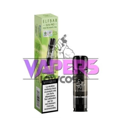 Paquete De 2 Cápsulas ELFA Pro 2ml 20mg Elf Bar – Manzana Melocotón