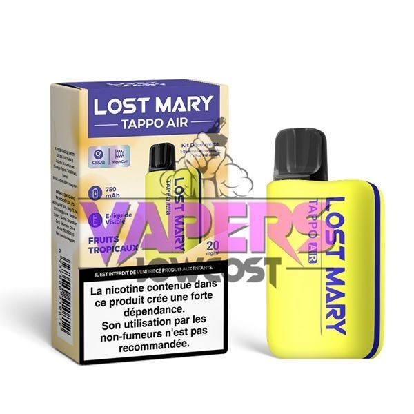 Lost Mary Tappo Air Discovery Kit – Yellow – Frutas Tropicales –