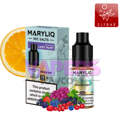 Lost Mary Maryliq - Beach Day - 10ml Nic Salt E-Liquid (20mg)