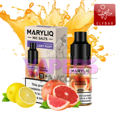 Lost Mary Maryliq - Citrus Sunrise -  10ml Nic Salt E-Liquid (20mg)