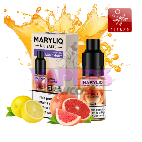 Lost Mary Maryliq - Citrus Sunrise -  10ml Nic Salt E-Liquid (20mg)