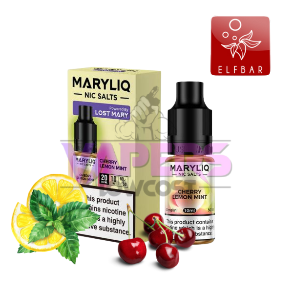 Lost Mary Maryliq - Cherry Lemon Mint - 10ml Nic Salt E-Liquid (20mg)