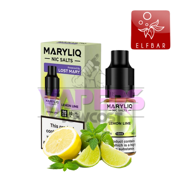 Lost Mary Maryliq - Lemon Lime 10ml Nic Salt E-Liquid (20mg)