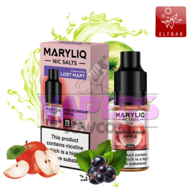 Lost Mary Maryliq - Blackcurrant Apple - 10ml Nic Salt E-Liquid (20mg)