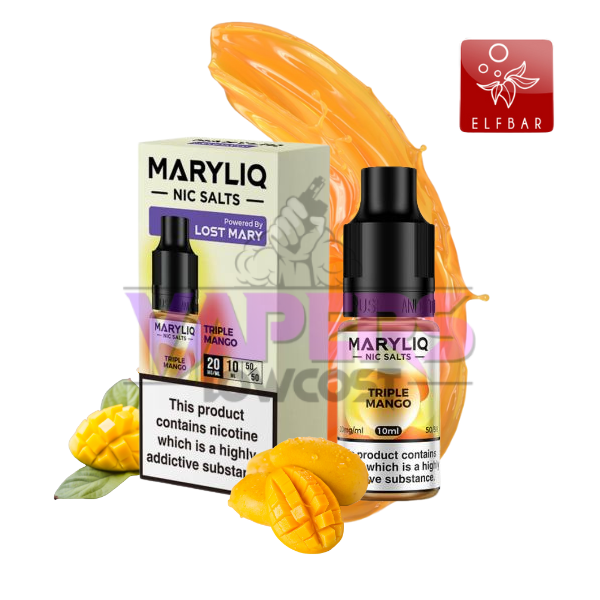 Lost Mary Maryliq - Triple Mango 10ml -  Nic Salt E-Liquid (20mg)