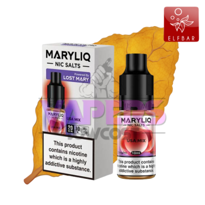 Lost Mary Maryliq - USA Mix - 10ml Nic Salt E-Liquid (20mg)