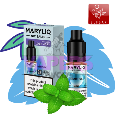 Lost Mary Maryliq - Menthol 10ml - Nic Salt E-Liquid (20mg)