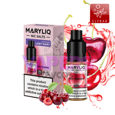 Lost Mary Maryliq - Red Cherry - 10ml Nic Salt E-Liquid (20mg)