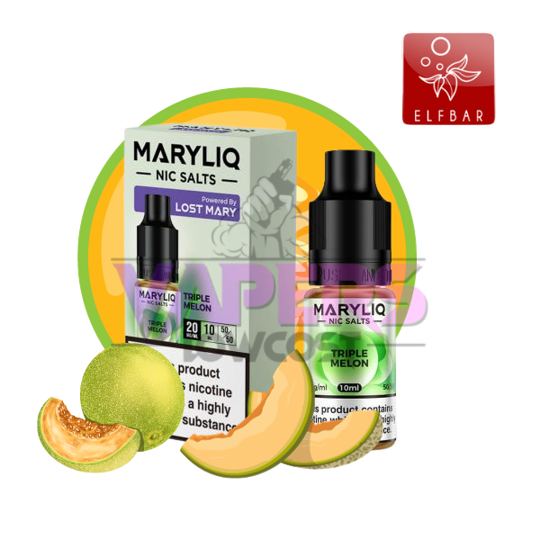 Lost Mary Maryliq - Triple Melon 10ml - Nic Salt E-Liquid (20mg)