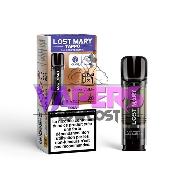 Pod Tappo 2ml 20mg Lost Mary-Cola-