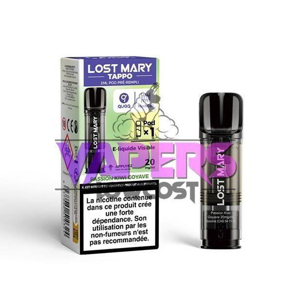 Pod Tappo 2ml 20mg Lost Mary-Passion kiwi guayaba-