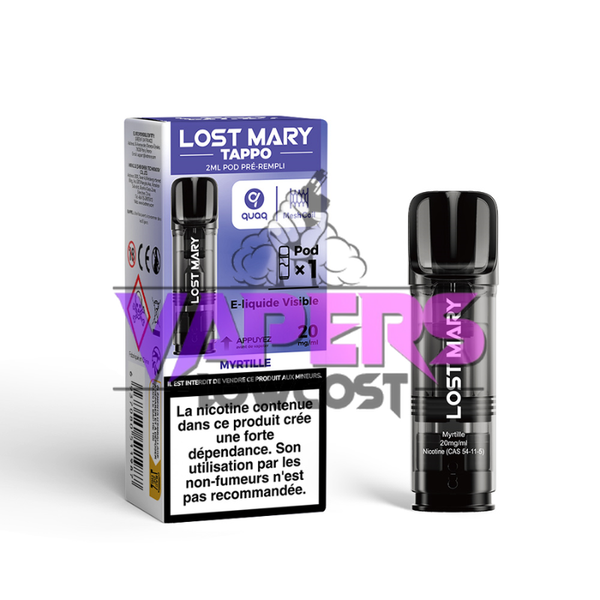 Pod Tappo 2ml 20mg Lost Mary – Arandanos