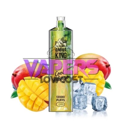 Puff Gem 12000 Cool Mango – Aroma King (Zero nicotina)