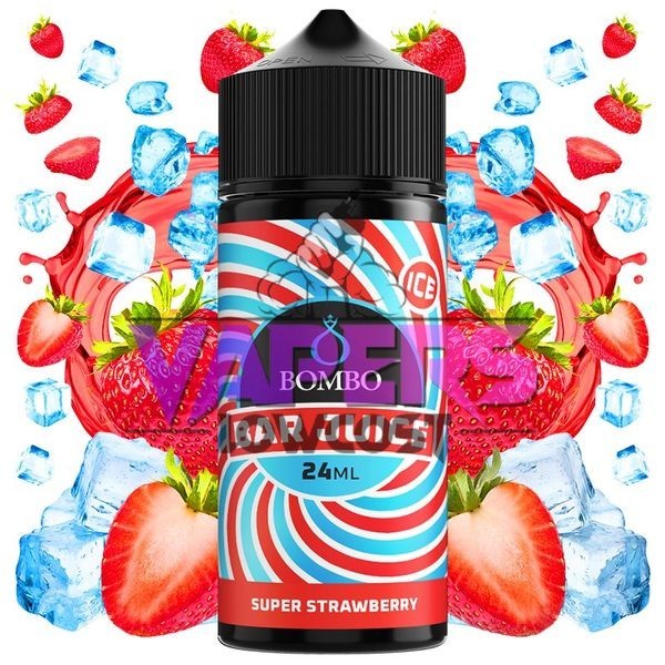 Aroma Super Strawberry Ice 24ml (Longfill) – Bar Juice by Bombo