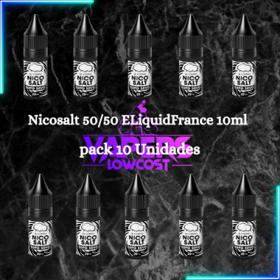 Nicosalt 50/50 ELiquidFrance 10ml (PACK DE 10 UNIDADES)