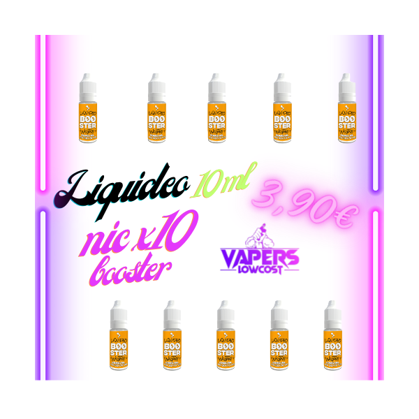 Booster Liquideo 10ml 20mg 70/30 (Pack 10 und)