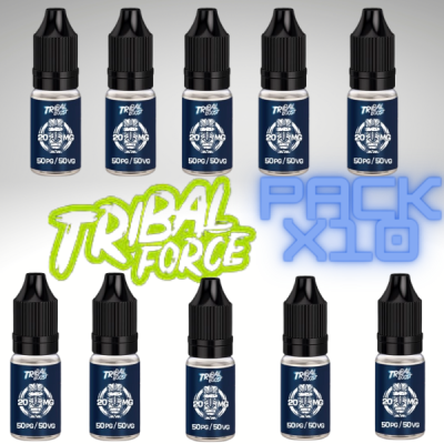 N.I.C Salt Booster 50/50 10ml 20mg Tribal Boost – Tribal Force(PACK DE 10 UNIDADES)