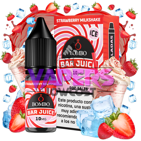 Strawberry Milkshake Ice 10ml – Bombo Bar Juice