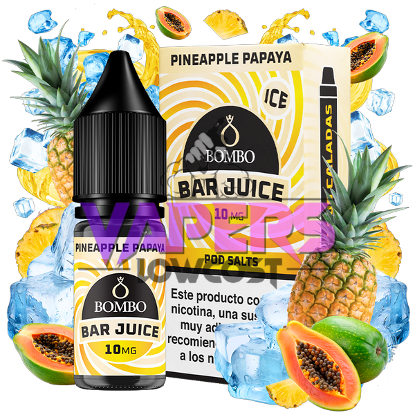 Pineapple Papaya Ice 10ml – Bombo Bar Juice