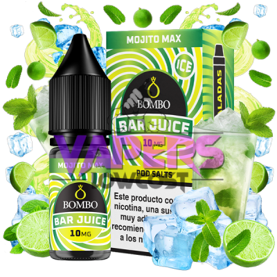 Mojito Max Ice 10ml – Bombo Bar Juice