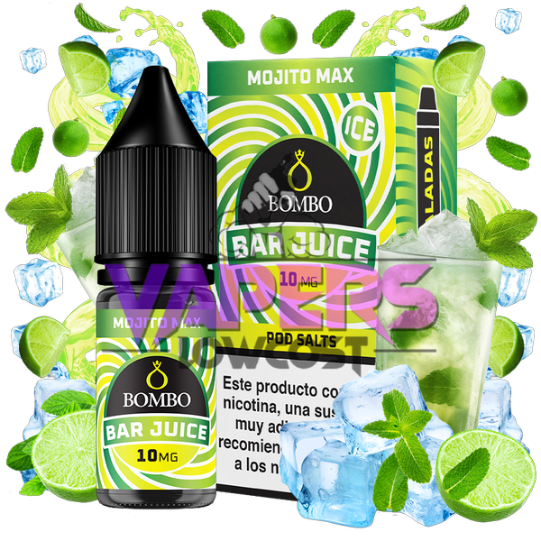 Mojito Max Ice 10ml – Bombo Bar Juice