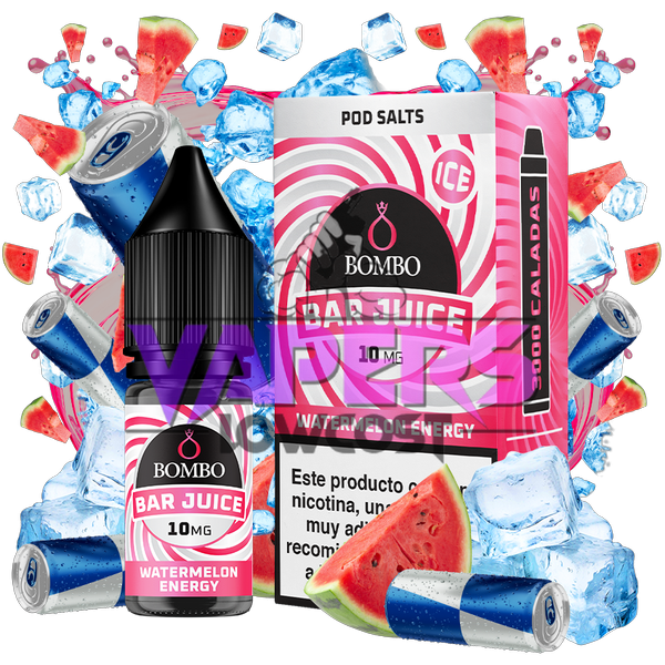 Watermelon Energy Ice 10ml – Bar Juice by Bombo