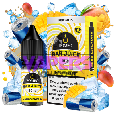 Mango Energy Ice 10ml – Bar Juice by Bombo