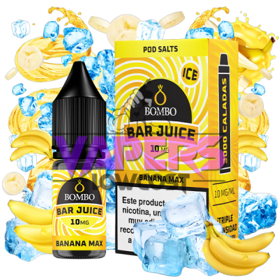 Banana Max Ice 10ml – Bar Juice by Bombo