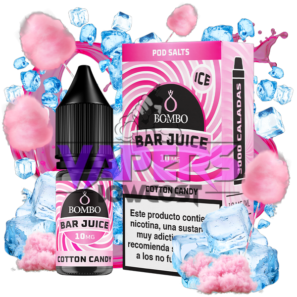 Cotton Candy Ice 10ml – Bar Juice by Bombo