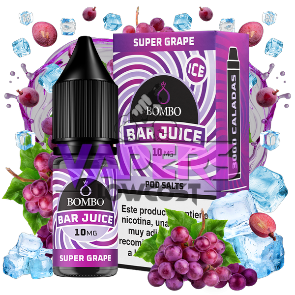 Super Grape Ice 10ml – Bar Juice by Bombo