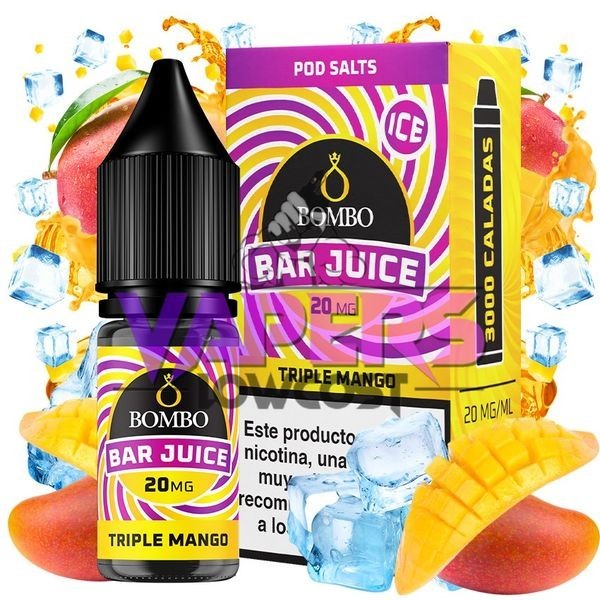 Triple Mango Ice 10ml – Bar Juice by Bombo