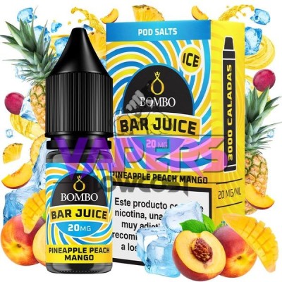 Pineapple Peach Mango Ice 10ml – Bar Juice by Bombo