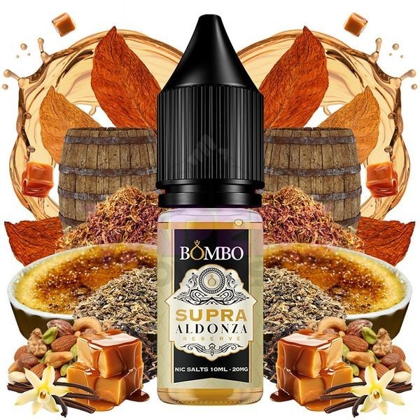 Supra Aldonza Reserve 10ml – Platinum Tobaccos Nic Salts by Bombo